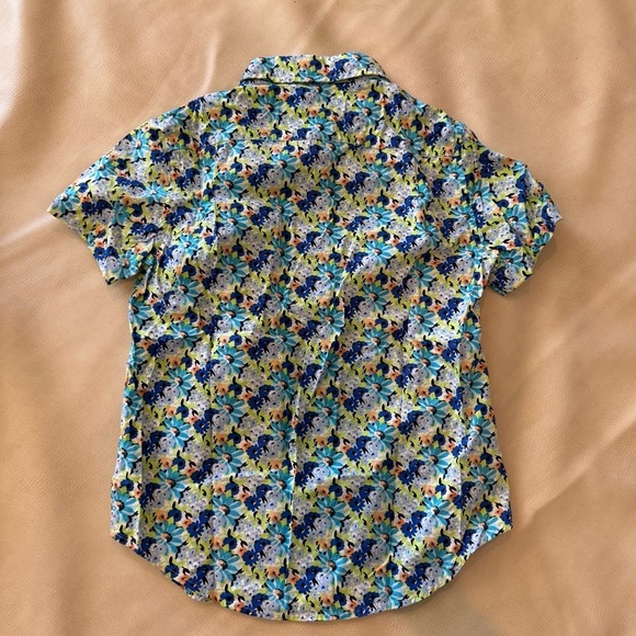 Crewcuts floral button down shirt for boys - Picture 6 of 7